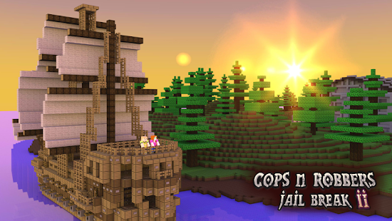 Cops N Robbers: Pixel Prison Games 2 (Mod Money)