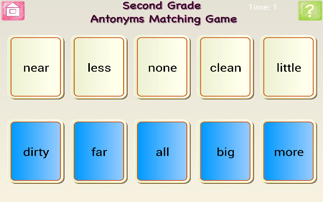 Lower Grade Antonyms and Synonyms