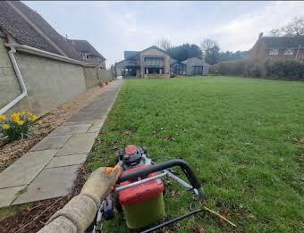 Lawn mowing album cover