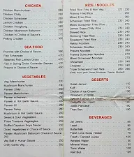 Zodiac Restaurant And Bar menu 5