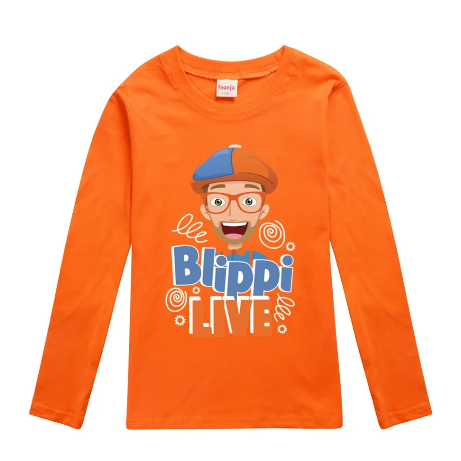 Cotton Children's Top Long Sleeve T-shirt