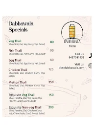 Dabbawala menu 3