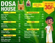 Dosa House menu 1