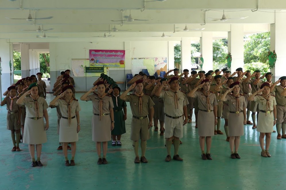 ลูกเสือถวายพระพร ร.10 ปี 2560