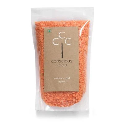 Conscious Food Cf Masoor Dal - 500 gm