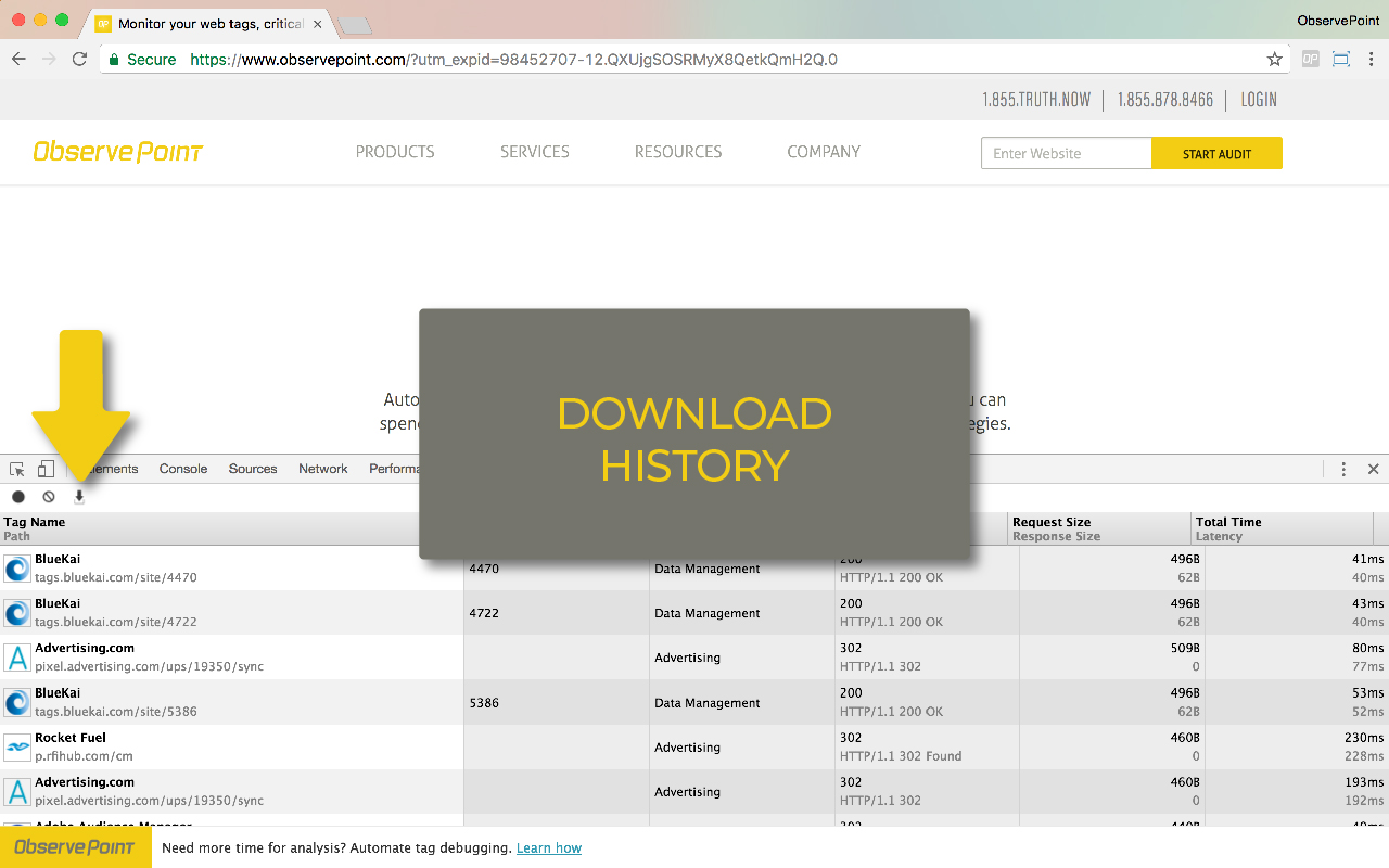 ObservePoint TagDebugger Preview image 3