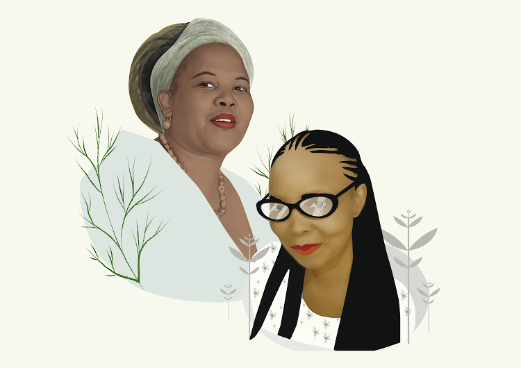 Academic Pumla Gqola and filmmaker Xoliswa Sithole.