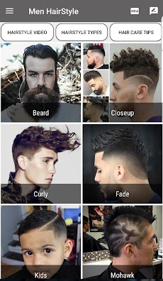 男性のヘアスタイル Androidアプリ Applion