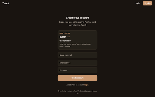 TutorAI — Learn Spanish from YouTube screenshot 4