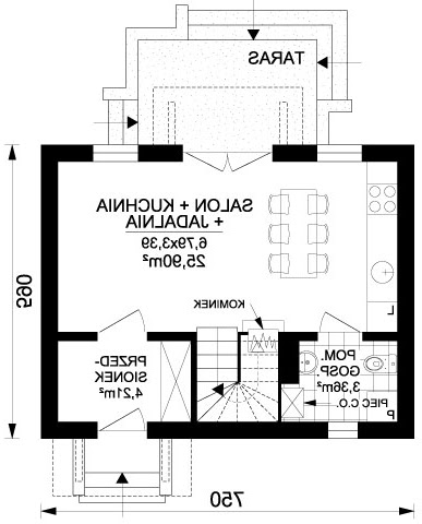 Mak PS - Rzut parteru