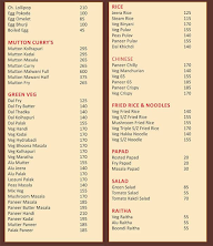 Pooja Veg - Non Veg Family Restaurant menu 1