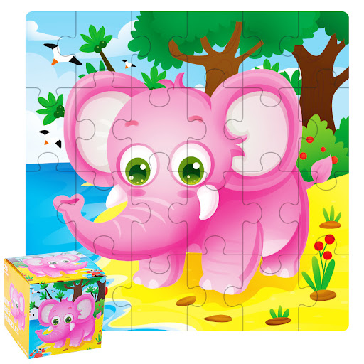 Title 7, Childrens Wooden Cartoon Animal Traffic Dinosa...