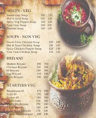 Yaa Mohaideen Biryani menu 1