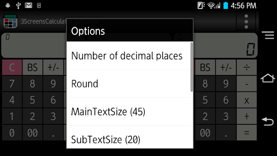 3ScreensCalculator byNSDev - náhled