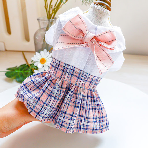 Title 3, Spring Summer Pet Dog Clothes Sweet Princess Sk...