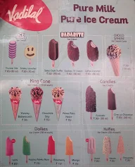 Vadilal Soda Fountain menu 1