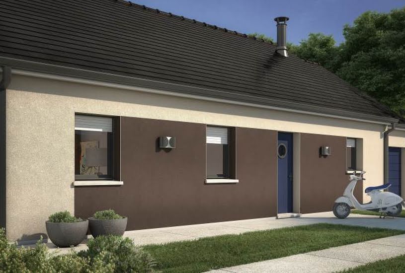  Vente Terrain + Maison - Terrain : 611m² - Maison : 60m² à Fontenay-le-Vicomte (91540) 