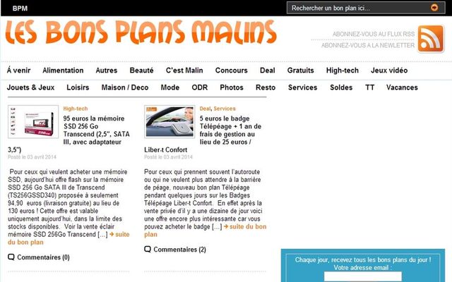 Bons Plans et Bonnes Affaires chrome extension