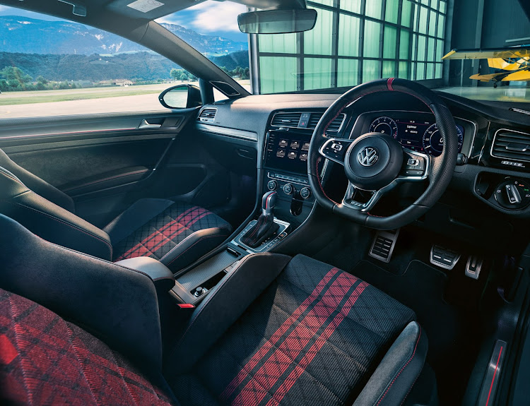 The TCR comes equipped with premium alcantara sports seats.