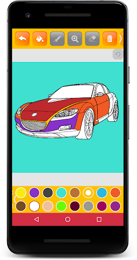 download super car colouring games  cars coloring book mod