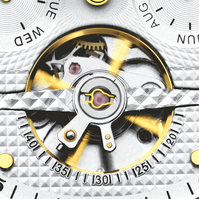 Genuine KINYUED Automatic Hollow Tourbillon Mechanical Watch. Experience precision and style with this fashionable men's