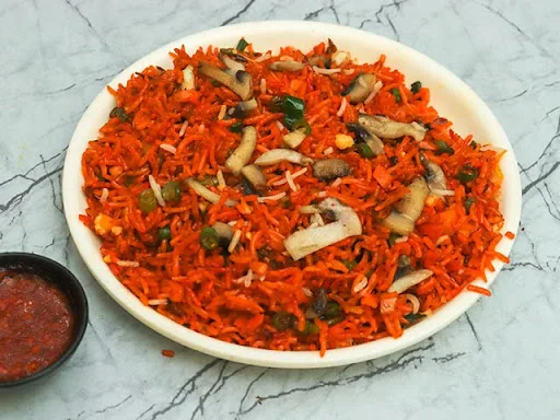 Mushroom Schezwan Rice