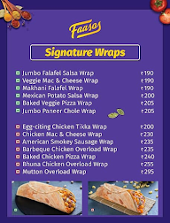Faasos Signature Wraps & Rolls menu 4