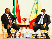 President Cyril Ramaphosa holds a bilateral meeting with Senegal President Macky Sal ahead of the Summit for the Financing of African Economies in Paris, France.