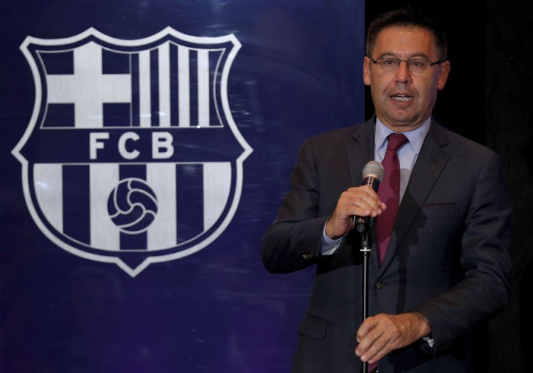 FC Barcelona's president Josep Maria Bartomeu.