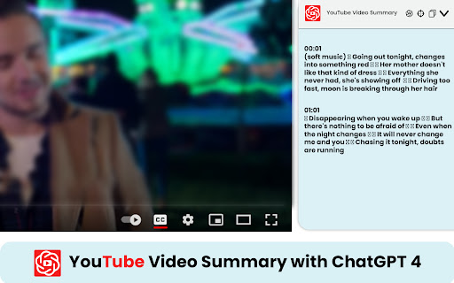 Youtube Summary with ChatGPT 4