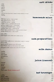 Cafe Xtra Dose menu 1