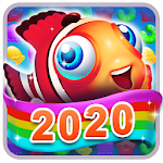 Cover Image of ดาวน์โหลด Fish Crush 2020 - การผจญภัยสุดมันส์และแมทช์ 3 7.8.6000 APK