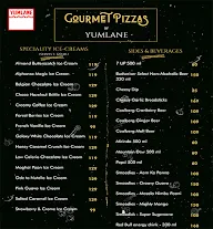 Yumlane Gourmet Pizza menu 2