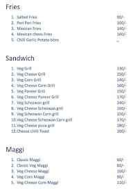 Crew Cafe menu 1