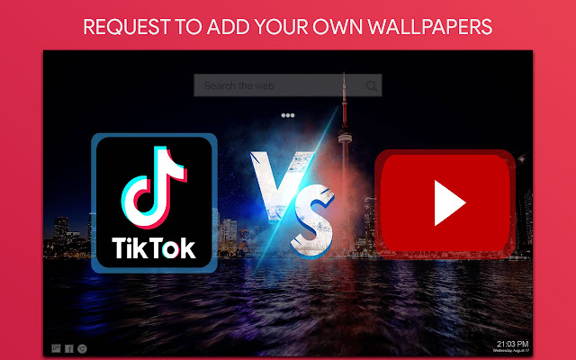 Tiktok Wallpaper HD Custom New Tab