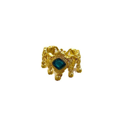Title 4, New Chinese style blue green golden balls tasse...