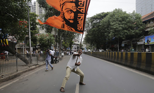 The Marathas are typical of Upper Shudras whose reaction to their lowly status has been caste chauvinism. In the absence of Shudra thinkers, such sentiment is guieded largely by brahmins to suit their needs.. RAFIQ MAQBOOL/ AP PHOTO