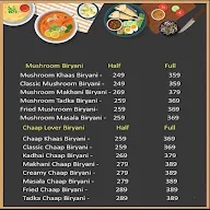 Biryani Express menu 2