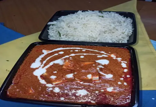 Paneer Makhani + Steam Rice