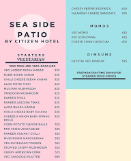 Sea Side Patio By Citizen Hotel menu 5