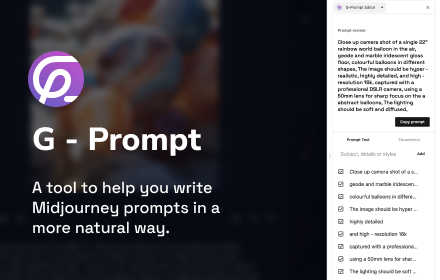 G-Prompt Editor small promo image