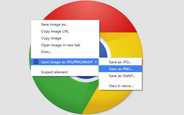 image saver as Type chrome extension