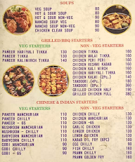 New Punjabi Hotel- Murugesh Palya menu 1