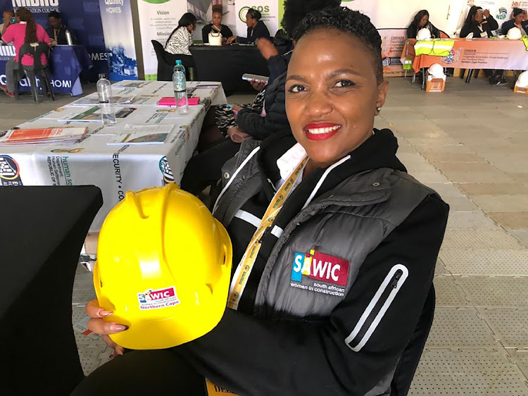 Thandi Solo, contractor and developer at a company called Atisa Bokgabane. She attended the Women Indoda conference in Kimberely where she was a panellist in the discussion of Financial Access.