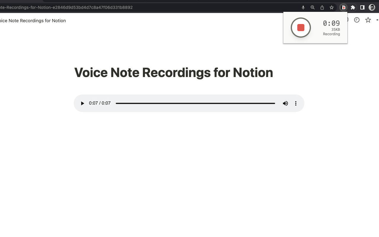 Voice Note Recordings for Notion — Voition Preview image 0