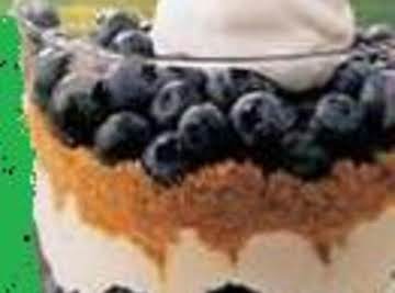 Blueberry Trifle, Low Fat