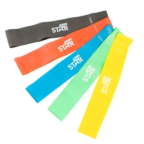 Star Gear Mini Bands, Röd - Medium/Hard