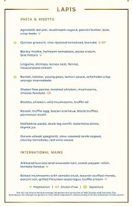 Lapis - The Oberoi menu 7