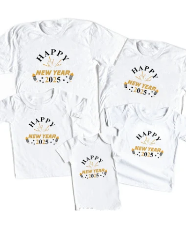 Camiseta navideña de manga corta co - 1