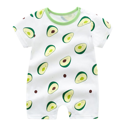 Title 1, New baby romper, cotton, thin, short-sleeved, o...